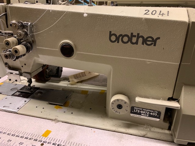 Brother B872-403 twin needle lockstitch with trimmer